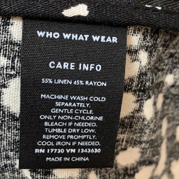 NEW! Black & White Speckled Spots Peplum Top - Picture 4 of 4